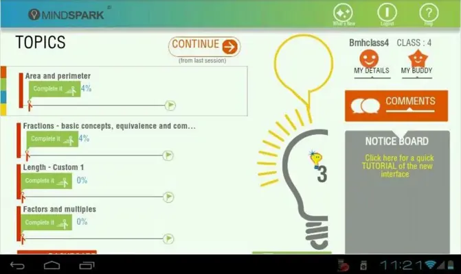 Mindspark android App screenshot 1